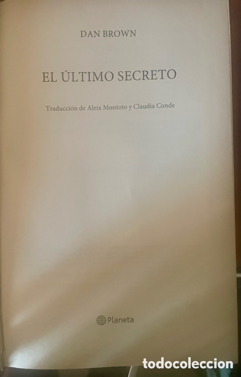 Libros: El &Uacute;ltimo Secreto de Dan Brown - Foto 6