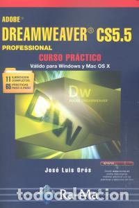 Libros: ADOBE DREAMWEAVER CS5.5 PROFESIONAL CURSO PRACTICO - OROS, JOSE LUIS