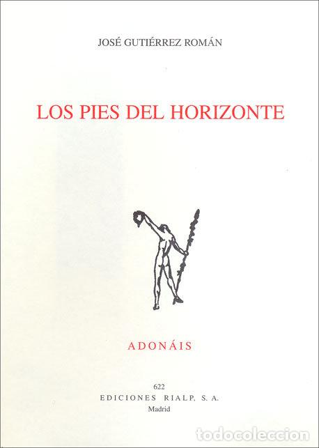 Livros: LOS PIES DEL HORIZONTE POESIA ADONAIS - GUTIERREZ ROMAN, JSOE