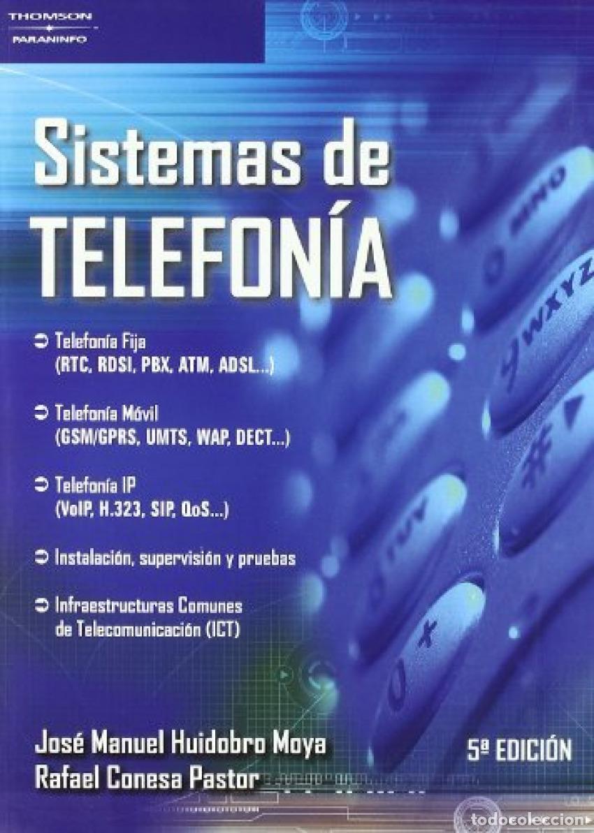 books: SISTEMAS DE TELEFONIA - HUIDOBRO
