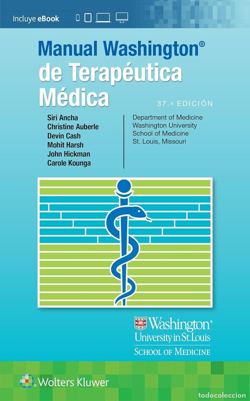 Livres: MANUAL WASHINGTON DE TERAPEUTICA M&Eacute;DICA - Ancha, Siri