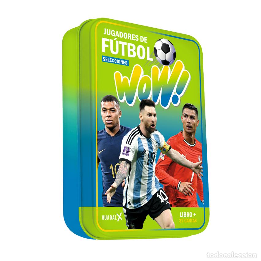 Livros: JUGADORES DE F&Uacute;TBOL (WOW! LATA) (LIBRO+32 CARTAS) - AA.VV.