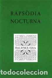Libros: RAPSODIA NOCTURNA - Santos Sanchez, M