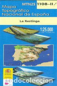 Libros: MAPA TOPOGRAFICO LA RESTINGA - AA.VV.