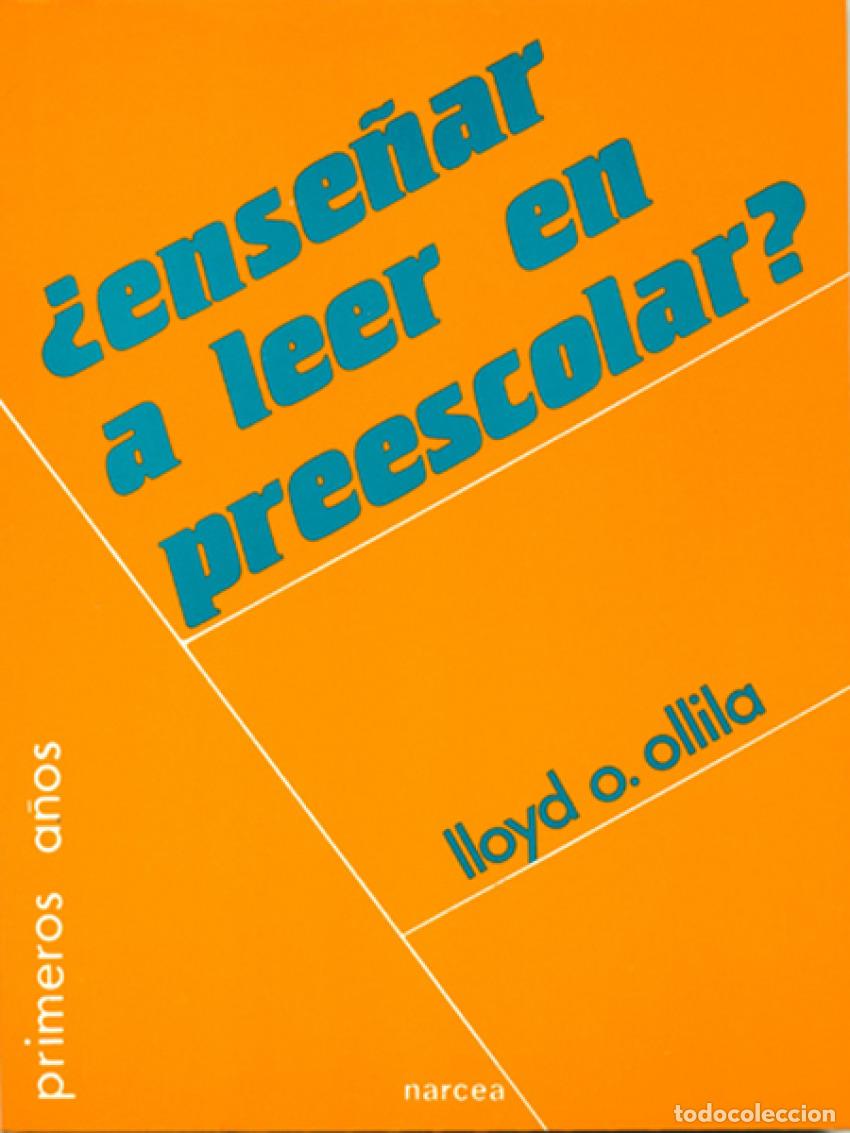 Libros: ENSE&Ntilde;AR A LEER PREESCOLAR? - Ollila, L O