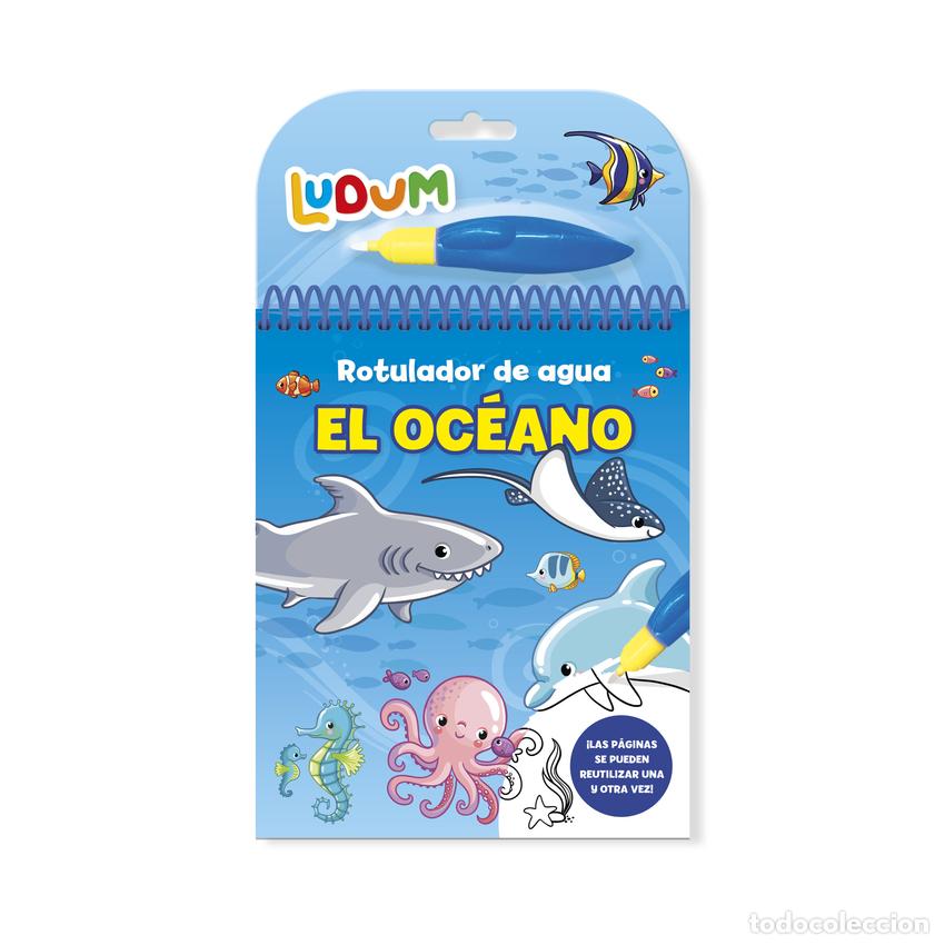 books: LUDUM - LIBRETA ROTULADOR DE AGUA - EL OCEANO - Imagiland