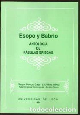 Libros: ESOPO Y BABRIO - MOROCHO GAYO, GASPAR