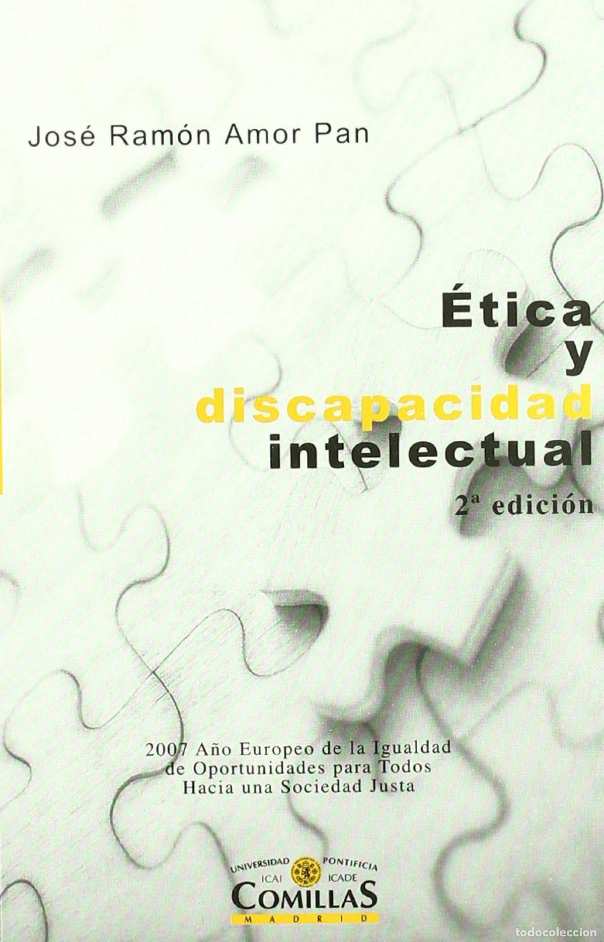 Libros: &Eacute;TICA Y DISCAPACIDAD INTELECTUAL - Amor Pan, Jos&eacute; Ram&oacute;n