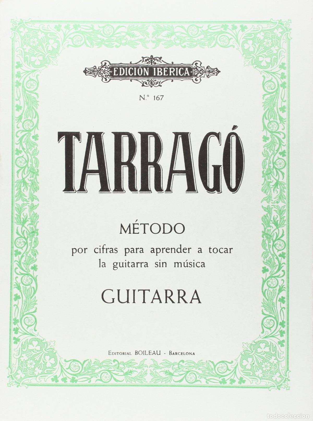 Libros: M&Eacute;TODO GUITARRA CIFRA - TARRAG&Oacute;, Graci&agrave;