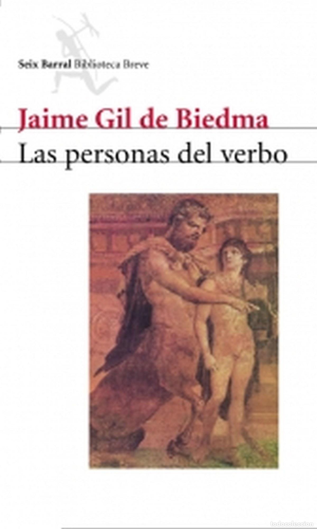 books: LAS PERSONAS DEL VERBO - Jaime Gil de Biedma