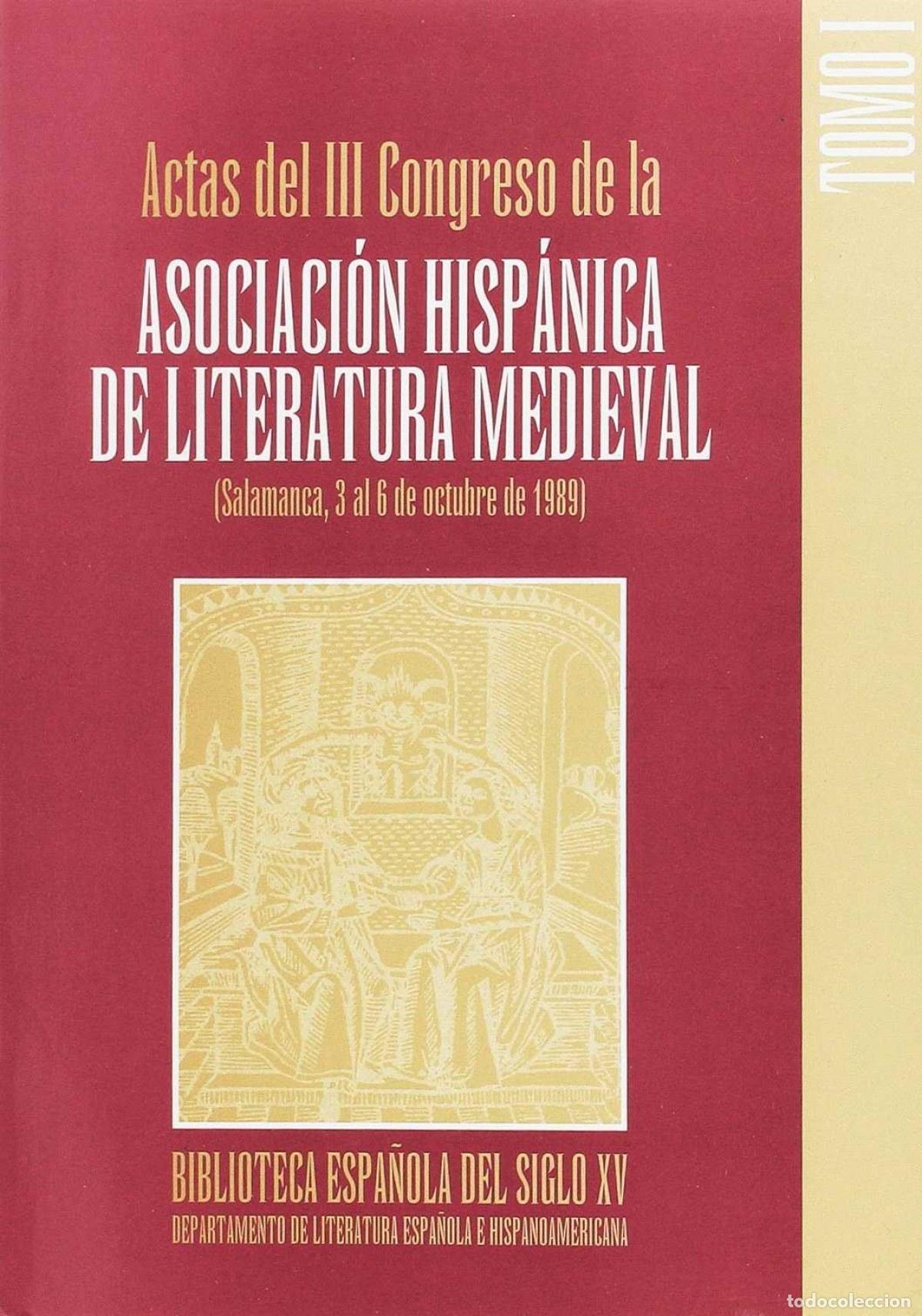 books: ASOCIACI&Oacute;N HISP&Aacute;NICA DE LIERATURA MEDIEVAL - AA.VV.