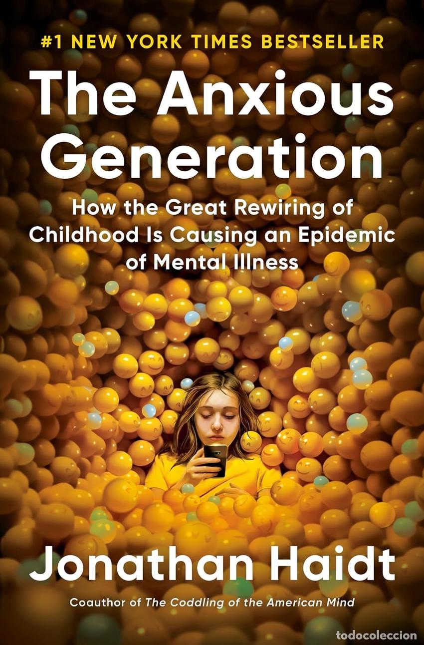 Libros: THE ANXIOUS GENERATION - JONATHAN HAIDT