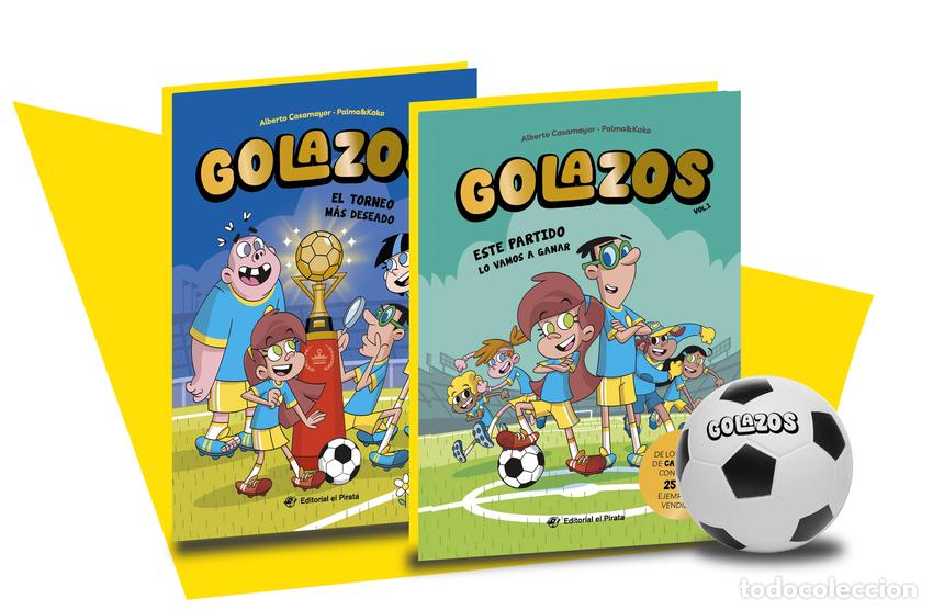 Libros: ESTUCHE GOLAZOS: 2 LIBROS + PELOTA - Casamayor, Alberto