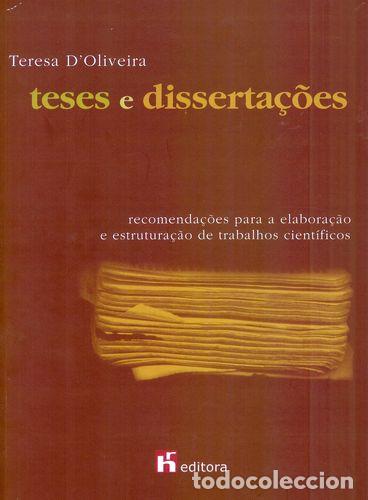 Libros: TESES E DISSERTA&Ccedil;&Otilde;ES: RECOMENDA&Ccedil;&Otilde;ES PARA A ELABORA&Ccedil;&Atilde;O E ESTRUTURA&Ccedil;&Atilde;O DE TRABALHOS CIENT&Iacute;FICOS&Aacute;(2 &ordf; E