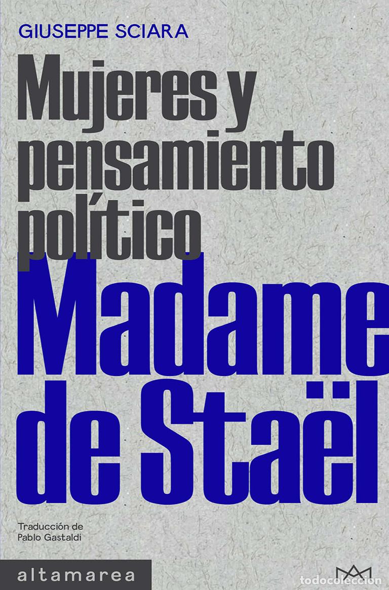 Libros: MADAME DE STA&Euml;L - Sciara, Giuseppe