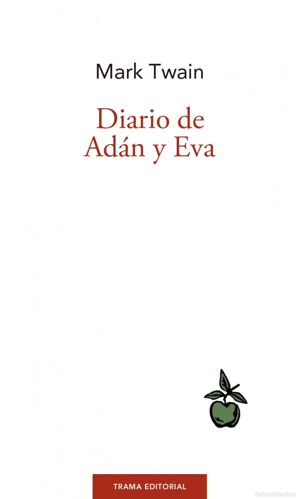 Libros: DIARIO DE AD&Aacute;N Y EVA - Twain, Mark