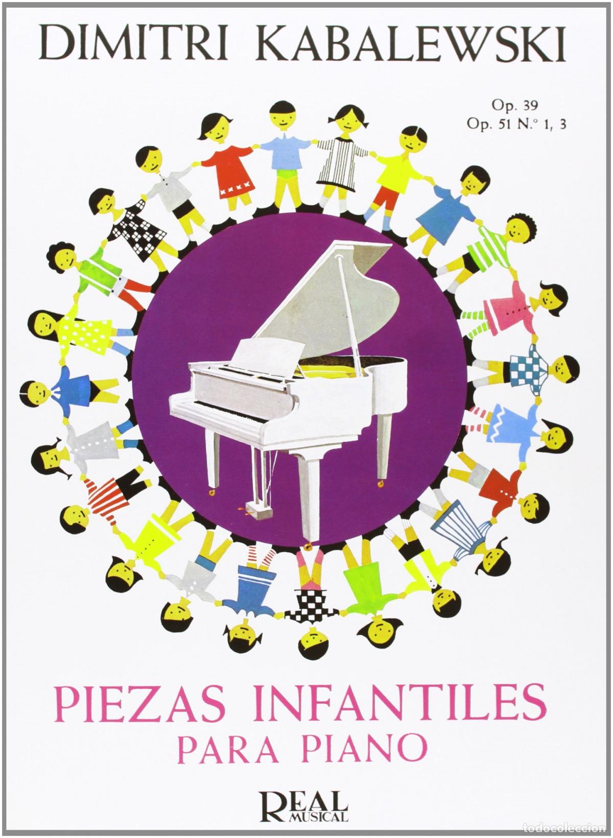 Libri: PIEZAS INFANTILES PARA PIANO - KABALEVSKY