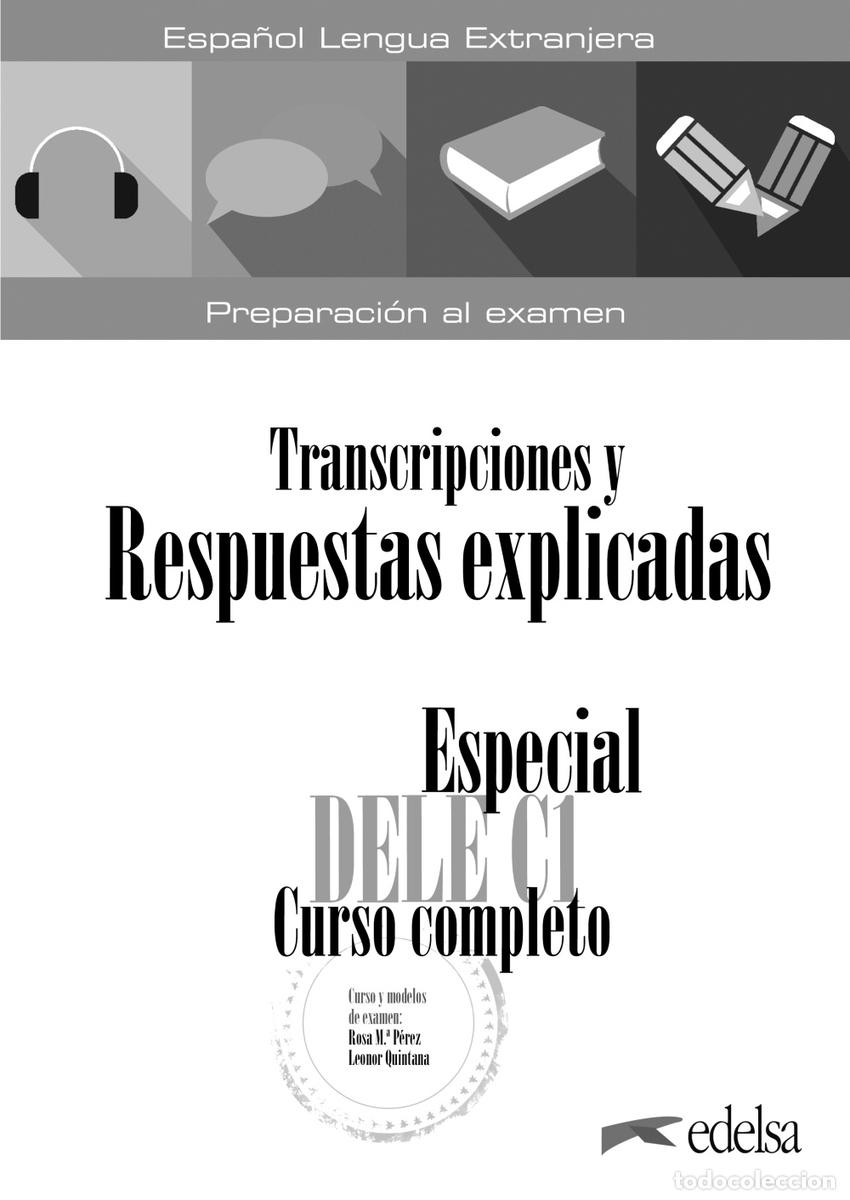 Libros: ESPECIAL DELE C1. CURSO COMPLETO. LIBRO DE CLAVES - P&eacute;rez Bernal, Rosa Mar&iacute;a
