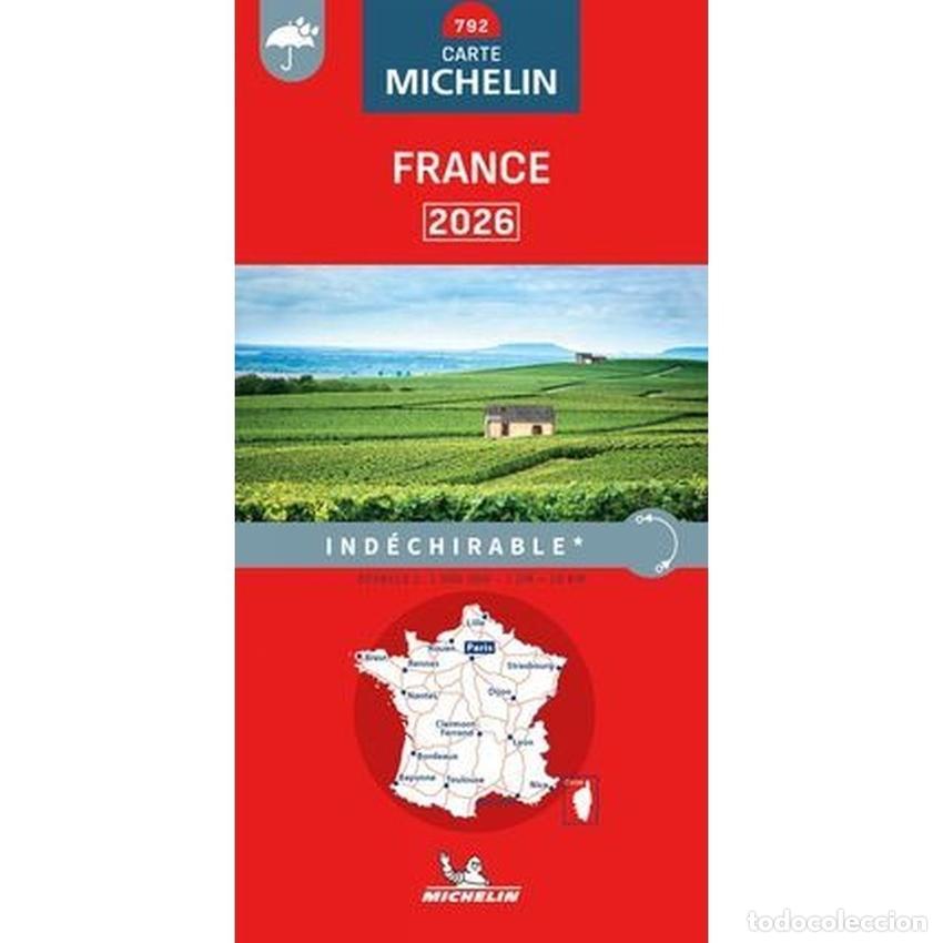 Libros: MAPA NATIONAL FRANCE ALTA RESISTENCIA 792 - AA.VV.