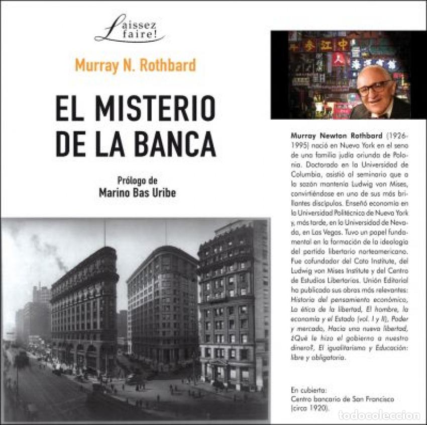 Libros: MISTERIO DE LA BANCA - ROTHBARD, MURRAY N