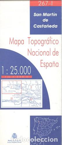 Libros: (267-I).MAPA TOPOGR&Aacute;FICO SAN MART&Iacute;N DE CASTA&Ntilde;EDA (1:25.000) - Varios autores
