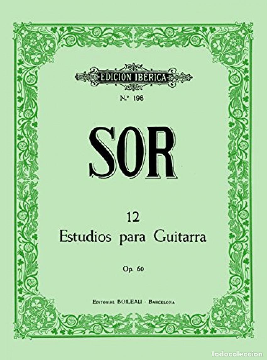 books: 12 ESTUDIOS GUITARRA OP.60 - SOR, Fernando
