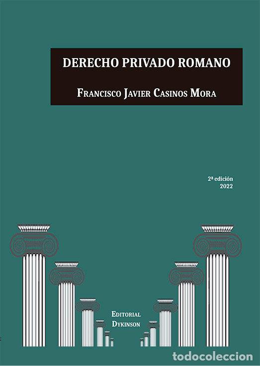 books: DERECHO PRIVADO ROMANO - CASINOS MORA, FRANCISCO JAVIER