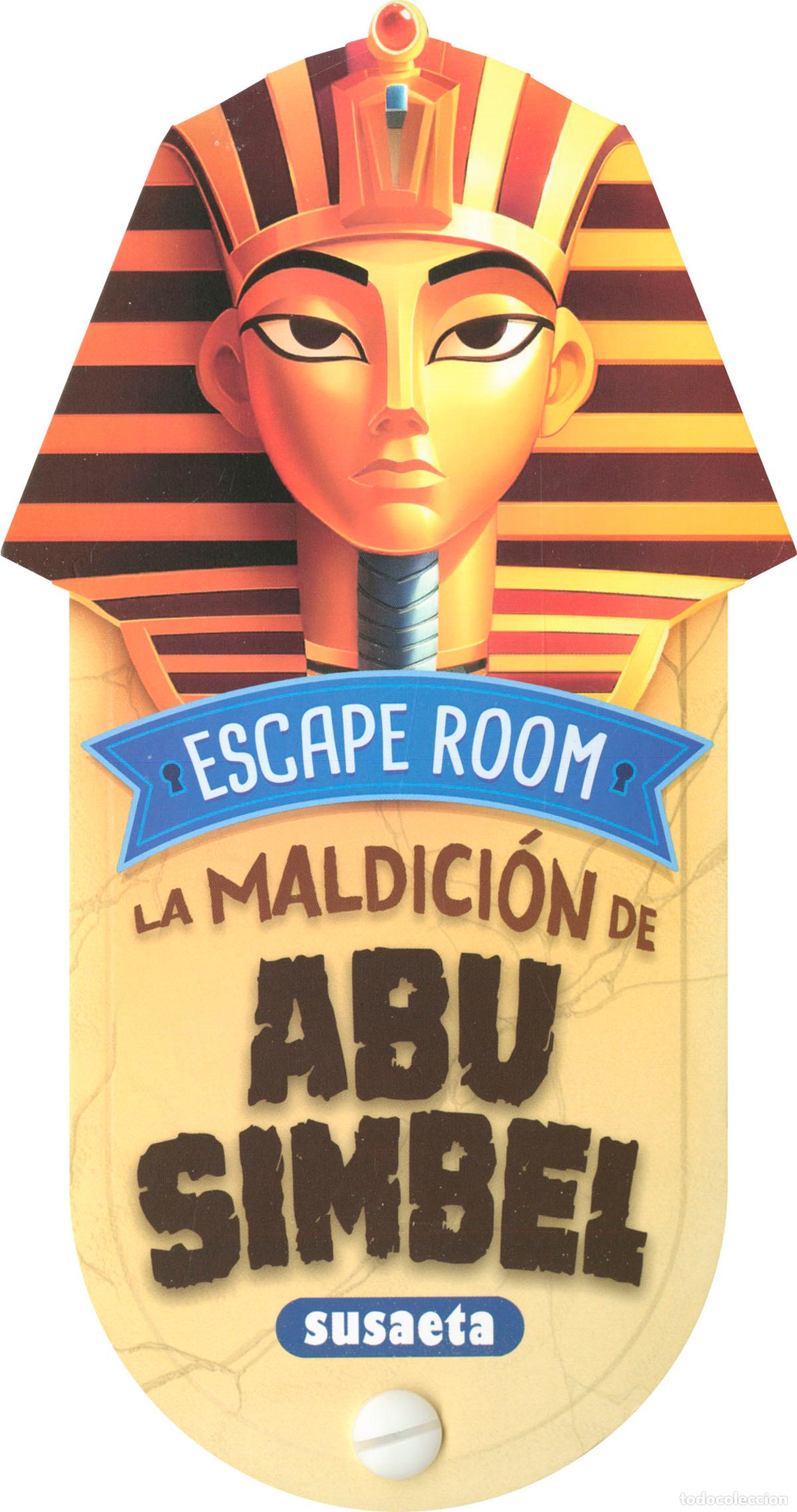 Libros: ESCAPE ROOM. LA MALDICI&Oacute;N DE ABU SIMBEL - Susaeta Ediciones
