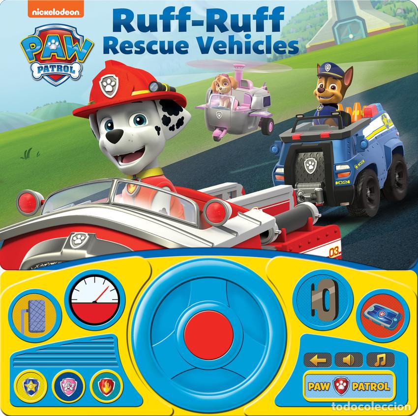 B&uuml;cher: STEERING WHEEL BOOK: PAW PATROL &Ocirc;RUFF-RUFF RESCUE VEHICLES&Ouml; - Patrulla Canina