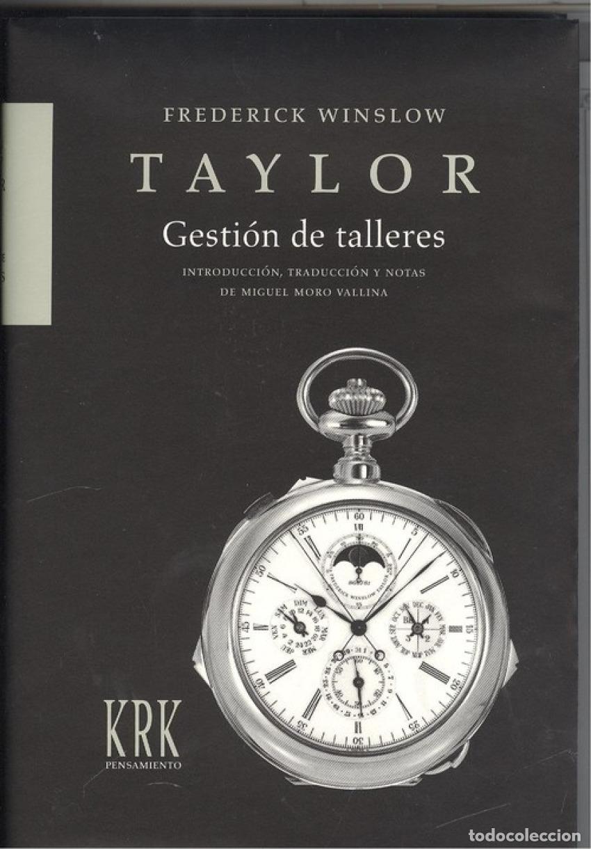 books: GESTI&Oacute;N DE TALLERES - Winslow Taylor, Frederick