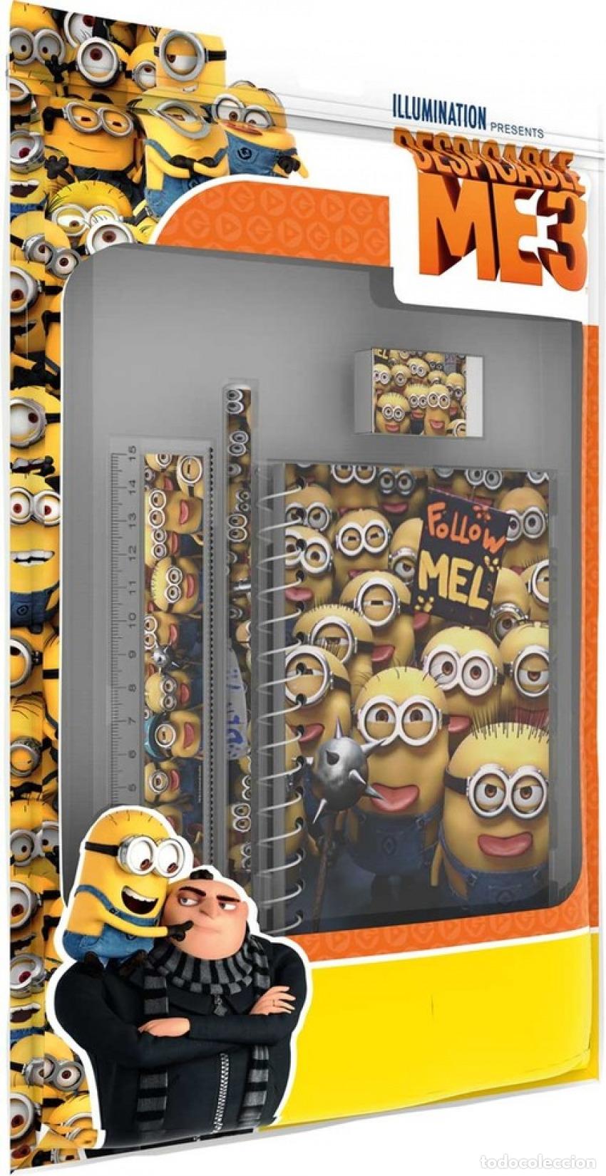 Libri: DISNEY MINIONS ME3 FUN SET WITH NOTEBOOK - AA.VV.