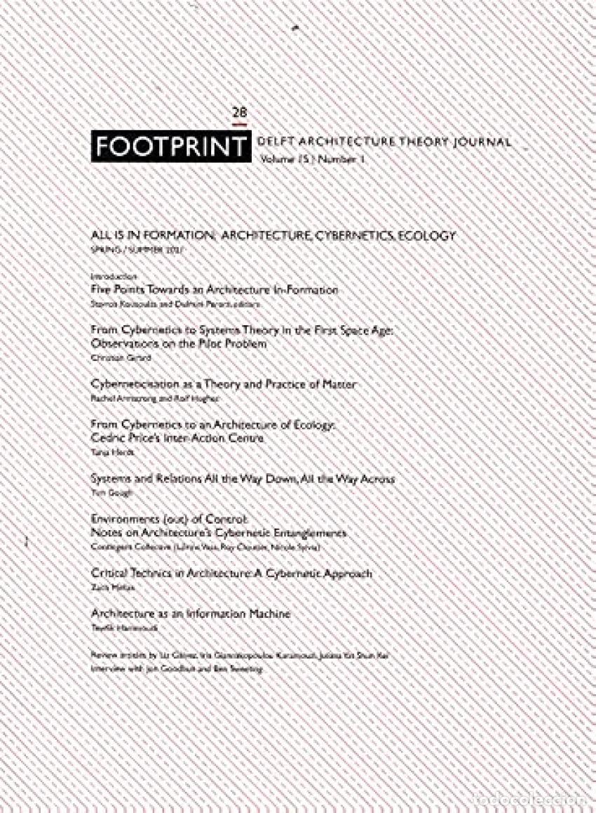 B&uuml;cher: FOOTPRINT 28:ALL IS INFORMATION - KOUSOULAS, STAVROS