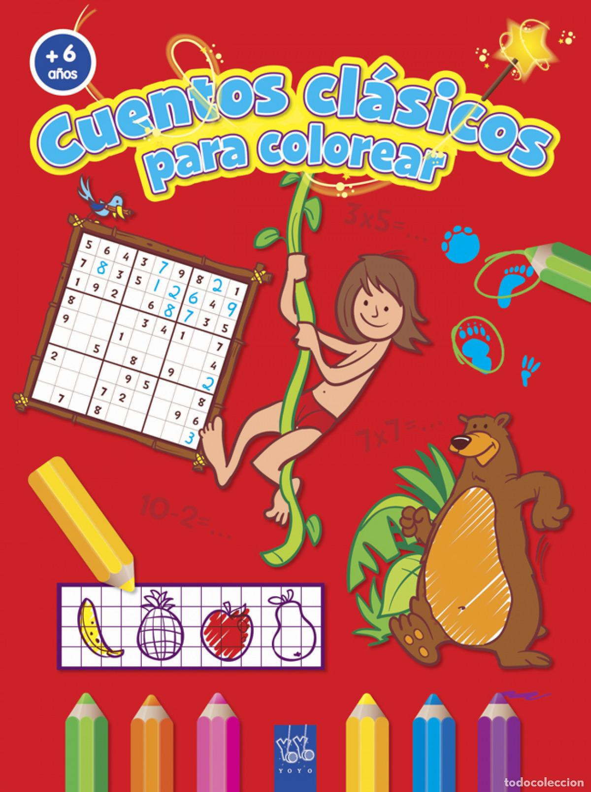 B&uuml;cher: CUENTOS CLASICOS COLOREAR +6 A&Ntilde;OS - YOYO