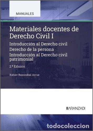 Livros: MATERIALES DOCENTES DE DERECHO CIVIL I 2&ordf; EDICION - XABIER BASOZABAL ARRUE