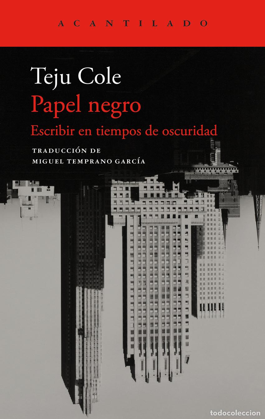 Libri: PAPEL NEGRO - Cole, Teju