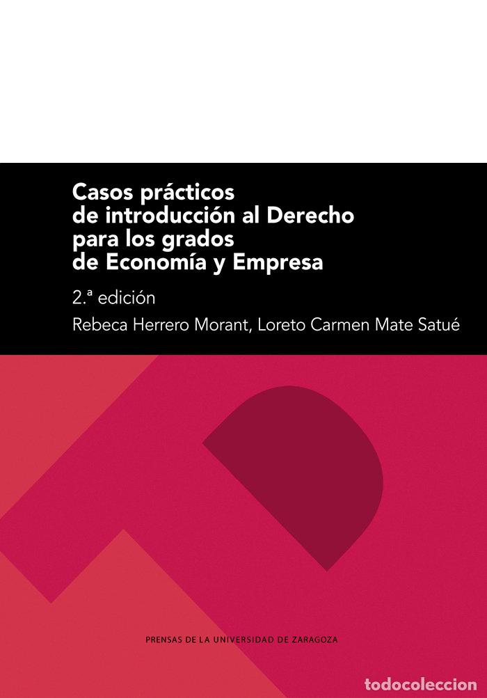 Libri: CASOS PRACTICOS DE INTRODUCCION AL DERECHO PARA LOS GRADOS D - HERRERO MORANT, REBECA