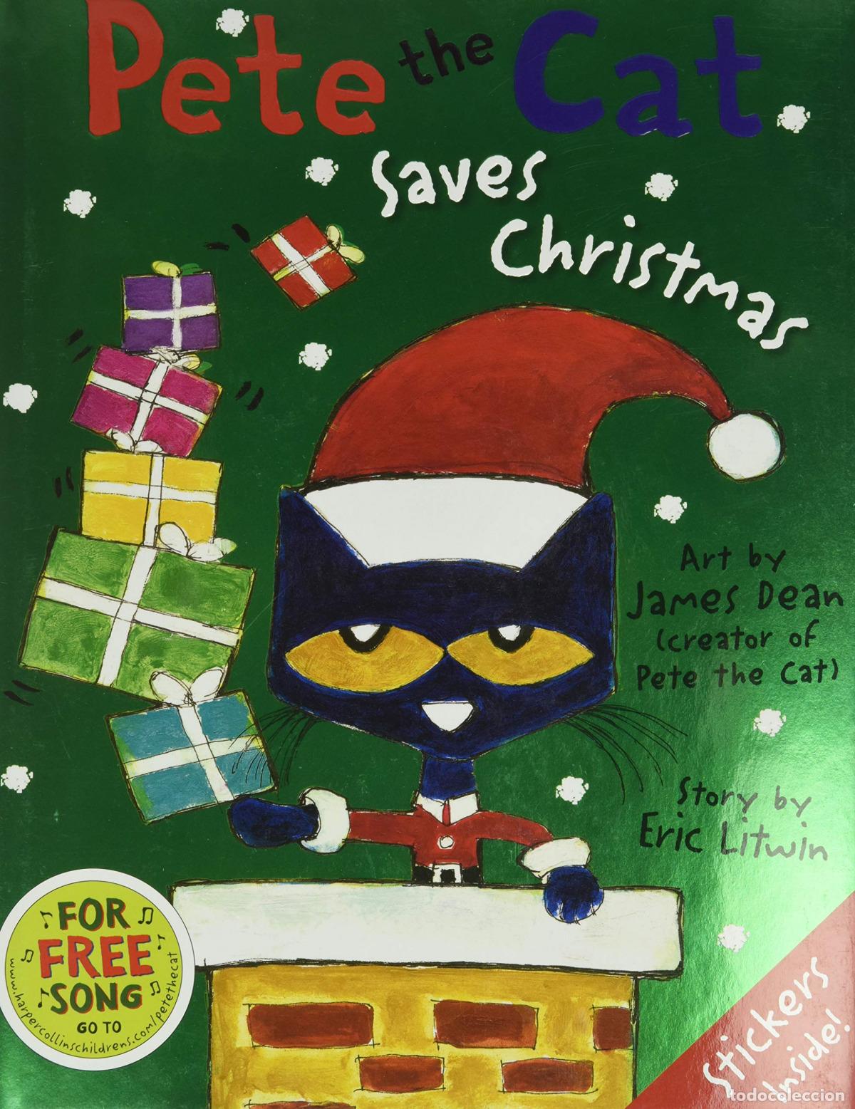 Livros: PETE THE CAT SAVES CHRISTMAS - Dean, James