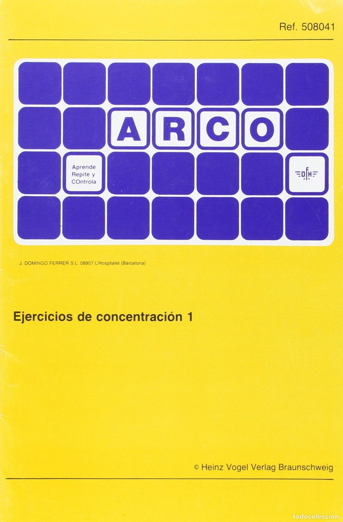 Libros: EJERCICIOS CONCENTRACION 1 - Varios autores