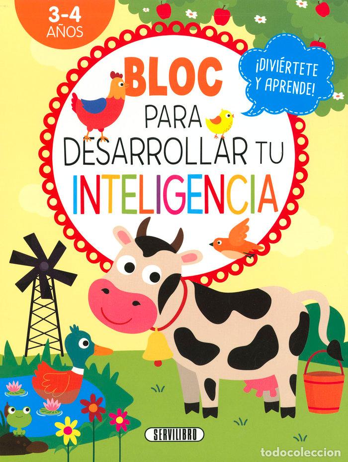 B&uuml;cher: BLOC PARA DESARROLLAR TU INTELIGENCIA 3 4 A&Ntilde;OS - AA.VV