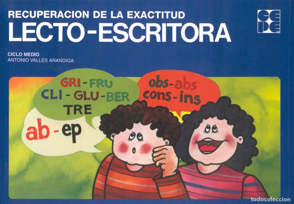 Libros: RECUPERACI&Oacute;N DE LA EXACTITUD LECTO-ESCRITORA - Vall&eacute;s Ar&aacute;ndiga, Antonio