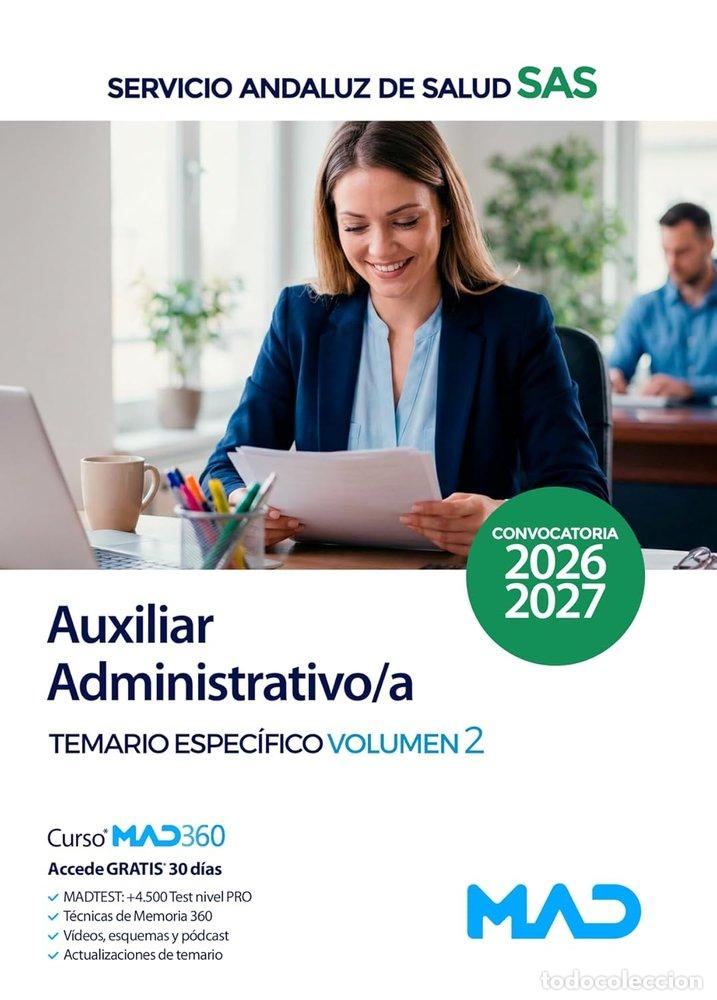 books: AUXILIAR ADMINISTRATIVO SAS 2026/27 TEMARIO 2 - AA.VV
