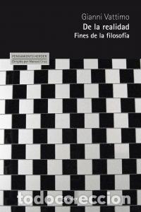 B&uuml;cher: DE LA REALIDAD FINES DE LA FILOSOFIA - VATTIMO, GIANNI