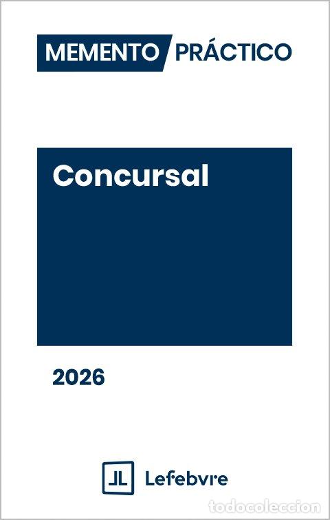 B&uuml;cher: MEMENTO CONCURSAL 2026 - AA.VV