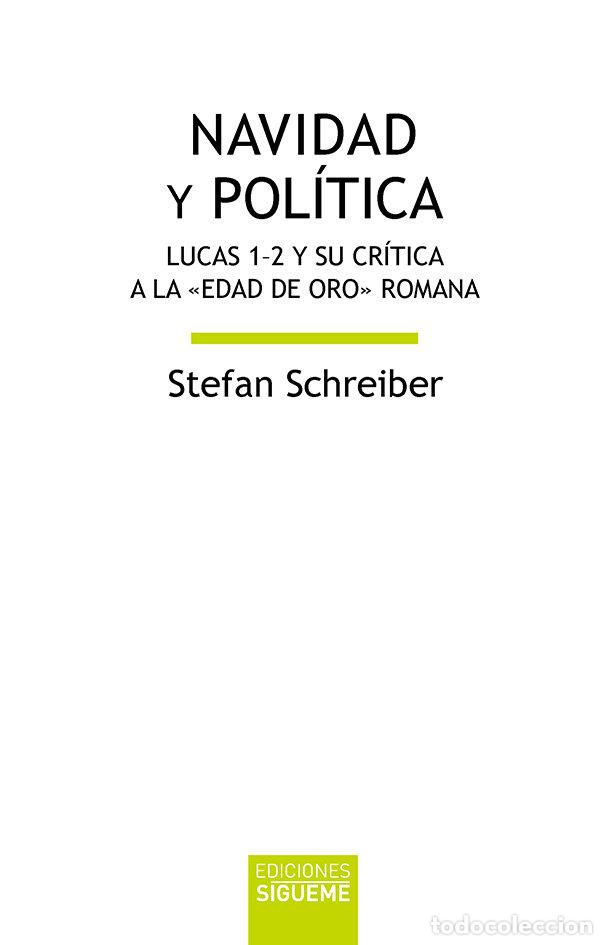 Libros: NAVIDAD Y POLITICA - SCHREIBER, S