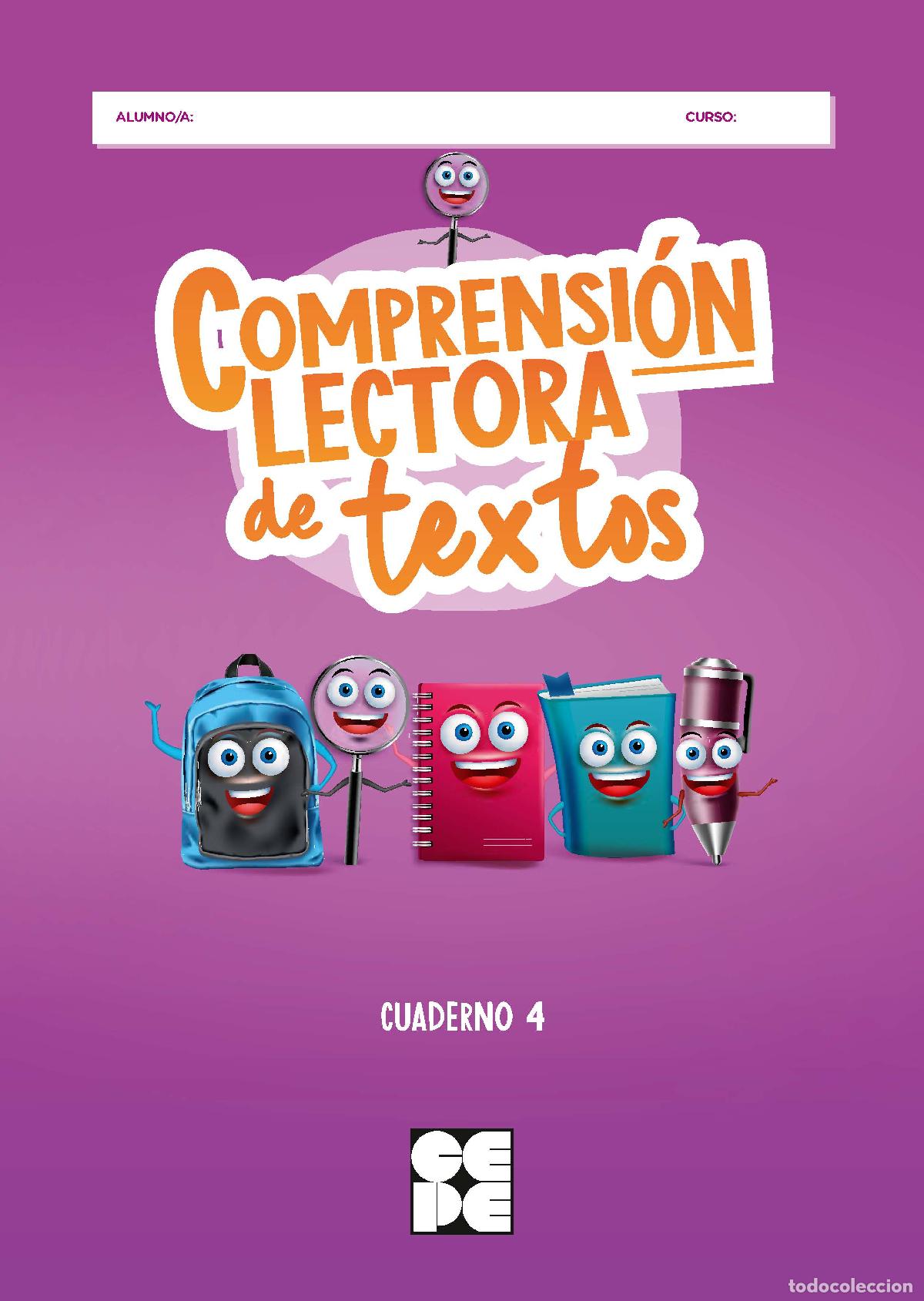 Livros: COMPRENSION LECTORA DE TEXTOS 4 - AA.VV.