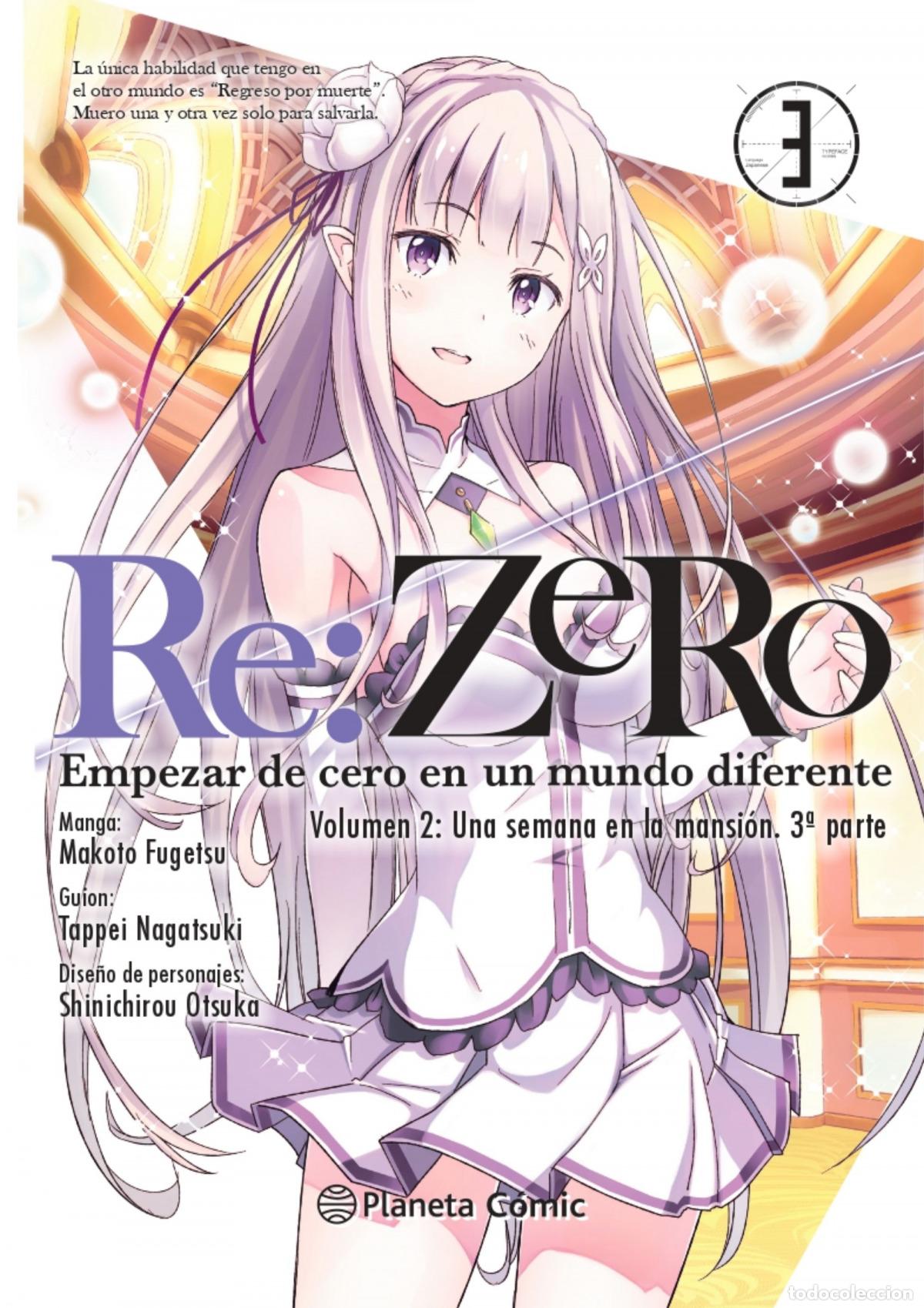 Libros: RE:ZERO CHAPTER 2 (MANGA) N&ordm; 03 - Nagatsuki, Tappei