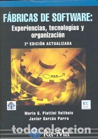 Livros: FABRICAS DE SOFTWARE EXPERIENCIAS TECNOLOGICAS Y ORGANIZACIO - PIATTINI VELTHUIS, MARIO