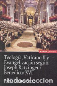 books: TEOLOGIA VATICANO II Y EVANGELIZACION SEGUN JOSEPH RATZINGE - BLANCO SARTO, PABLO