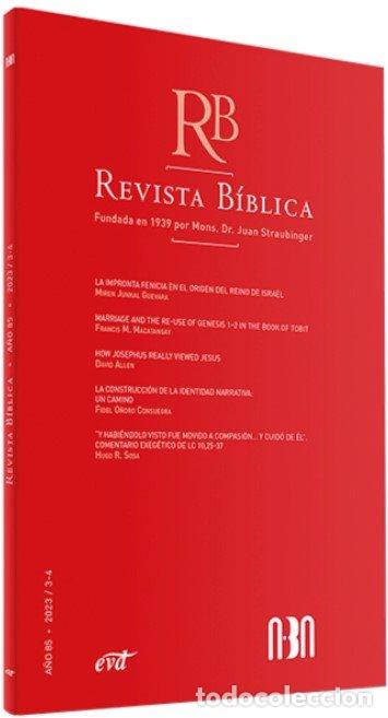 Libros: REVISTA BIBLICA:A&Ntilde;O 85/3-4 - AA.VV.