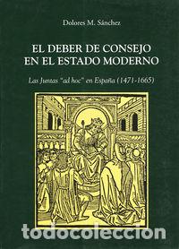 Libri: DEBER DE CONSEJO EN EL ESTADO MODERNO - SANCHEZ, DOLORES M.